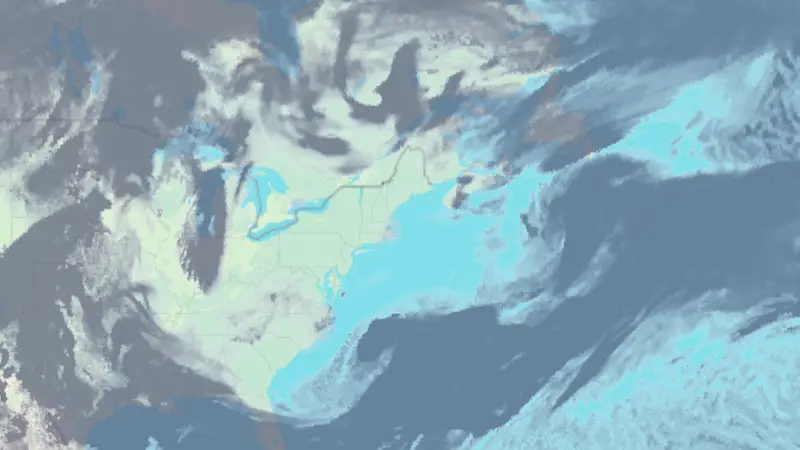 Clouds weather map