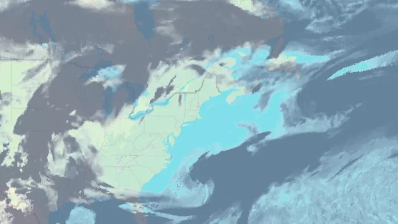 Clouds weather map