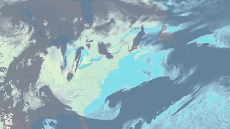 Clouds weather map