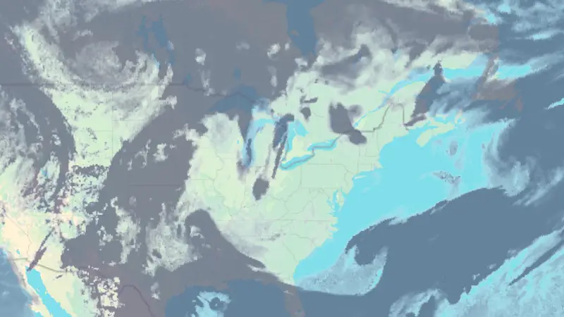 Clouds weather map