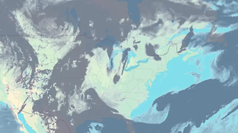 Clouds weather map
