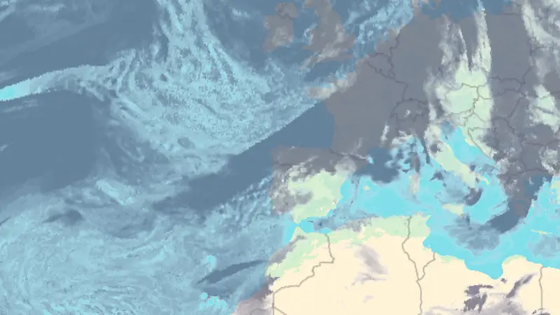 Nubosidad weather map