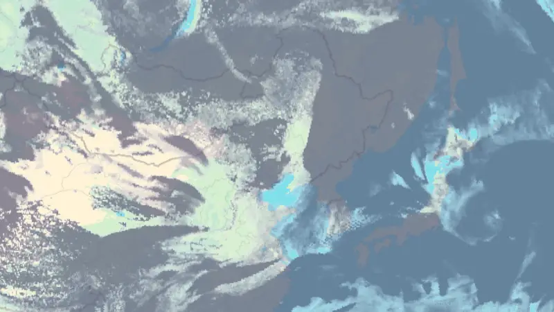 Nébulosité weather map
