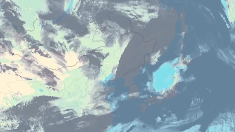 Clouds weather map