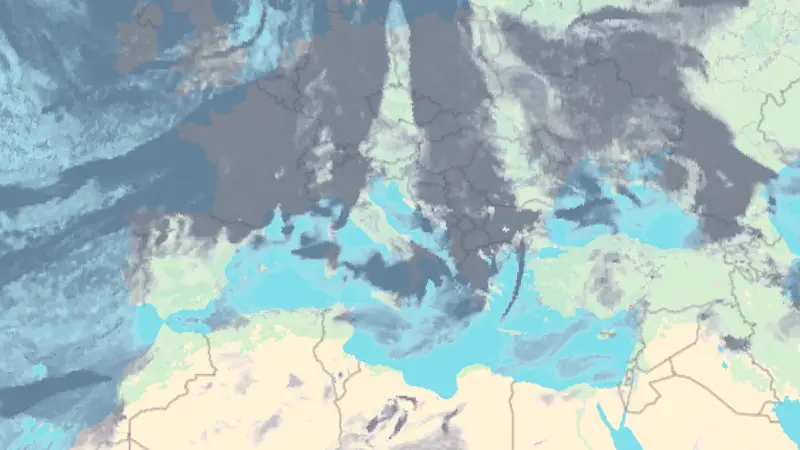 Nuvolosità weather map
