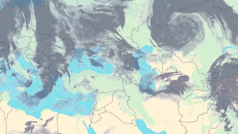 ابر weather map