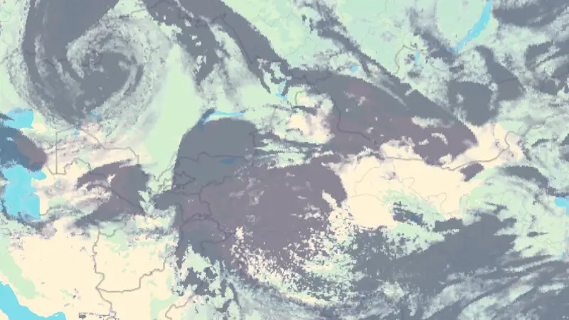 Clouds weather map