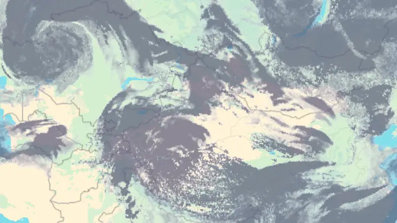 Oblačnost weather map