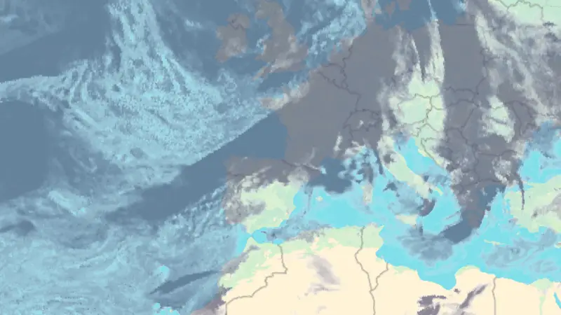 Nubosidad weather map