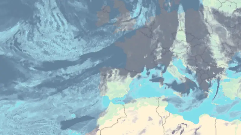 Nubosidad weather map