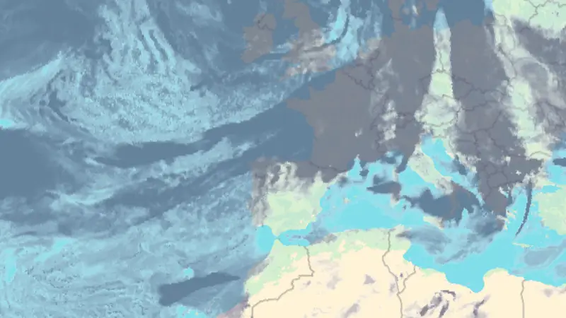 Nubosidad weather map