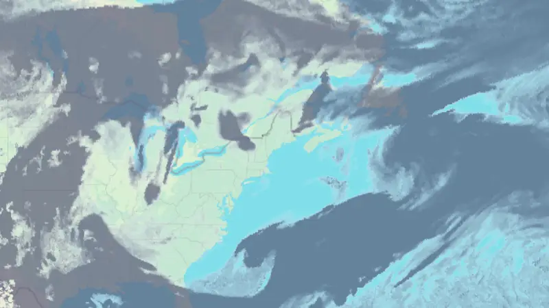 Clouds weather map