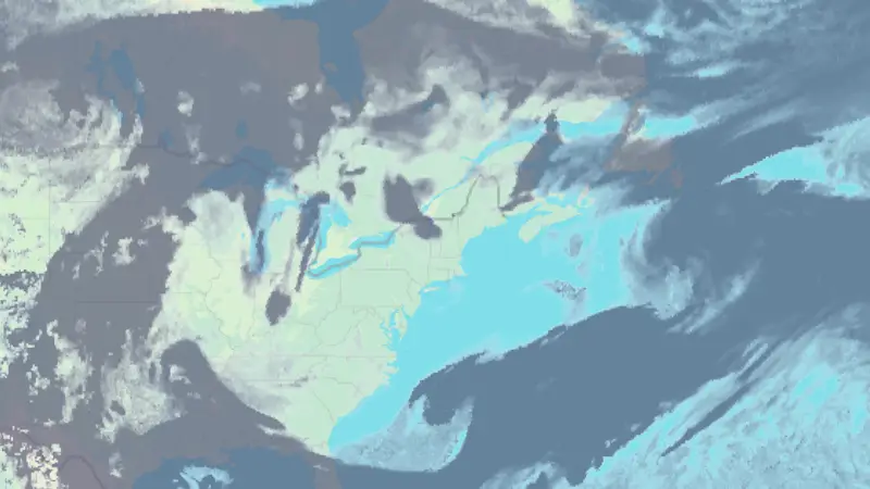 Clouds weather map