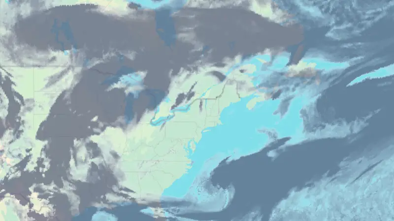 Clouds weather map