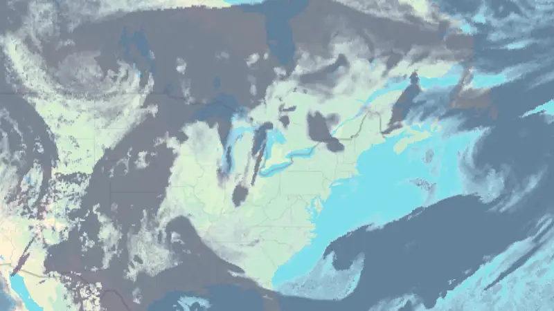 Clouds weather map