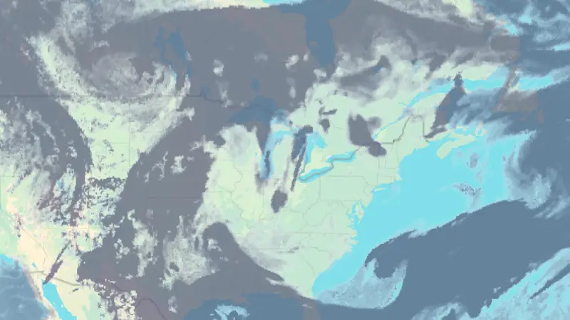 Clouds weather map