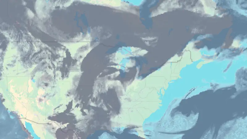 Nebulozitate weather map