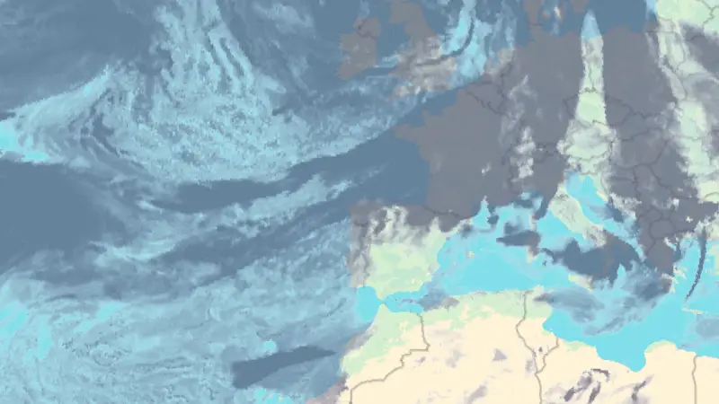 Clouds weather map
