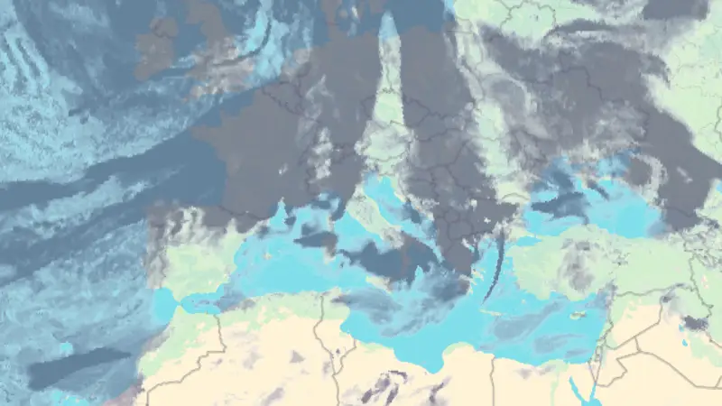 Nuvolosità weather map