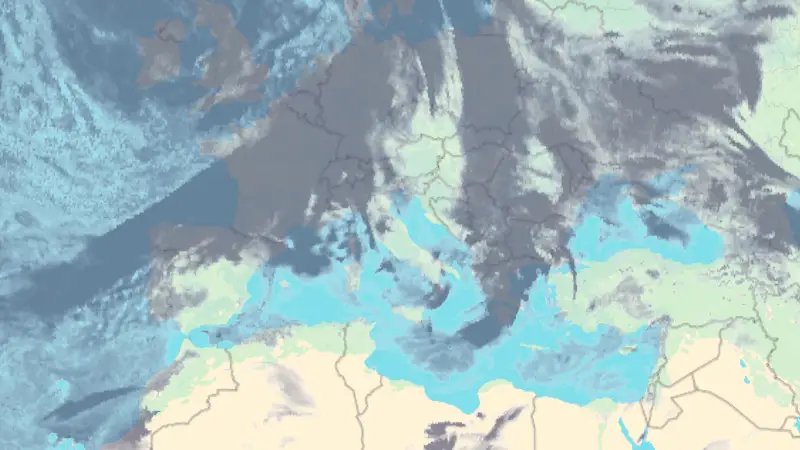Nuvolosità weather map