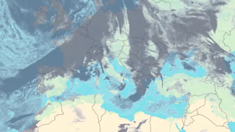 Nuvolosità weather map