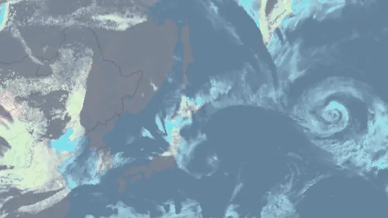 雲量 weather map
