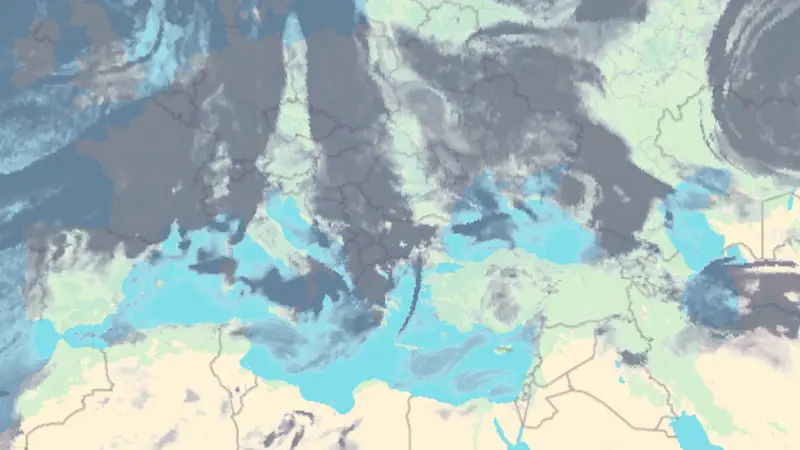 Облачност weather map