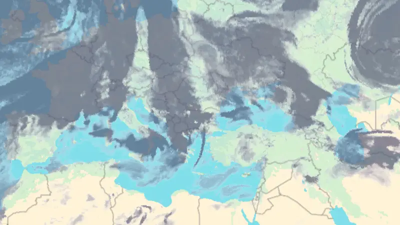 Облачност weather map