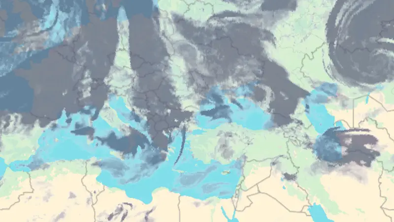 Облачност weather map