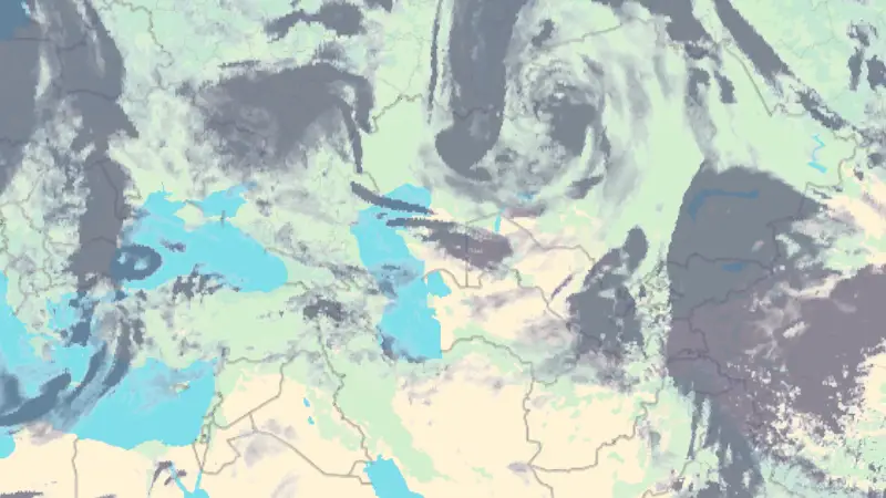 Clouds weather map