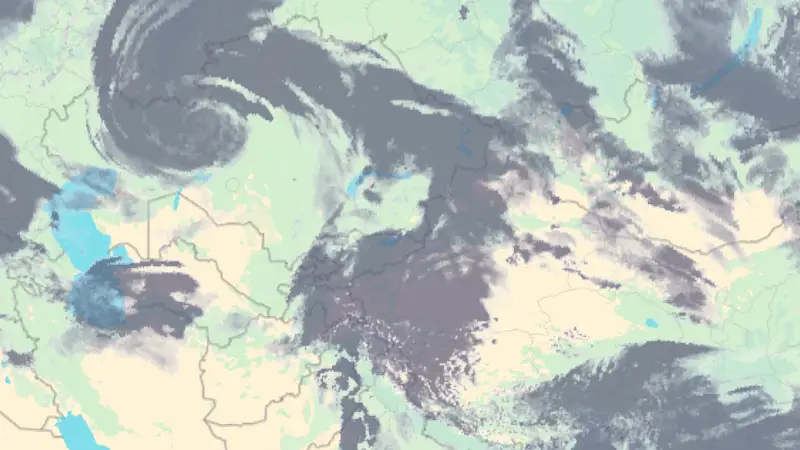 Oblačnost weather map