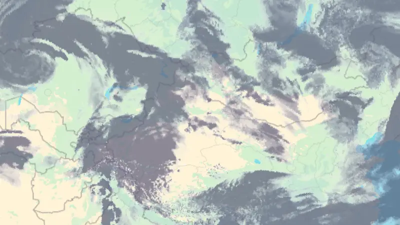 Nebulozitate weather map