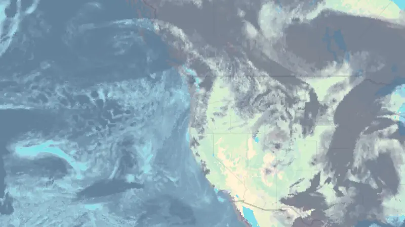 Clouds weather map