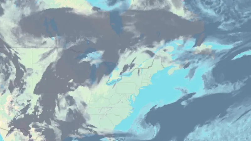 Clouds weather map