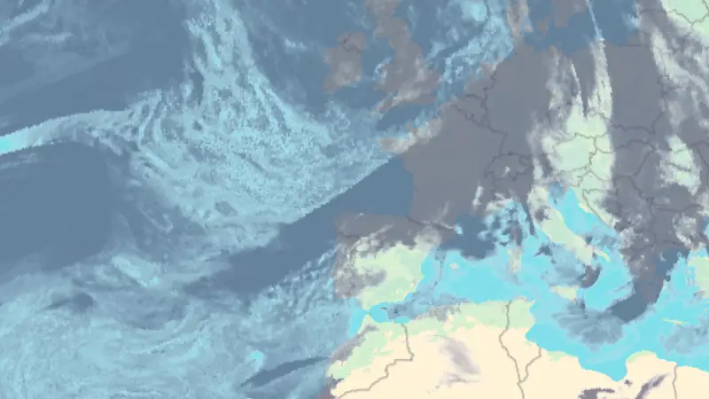 Nubosidad weather map
