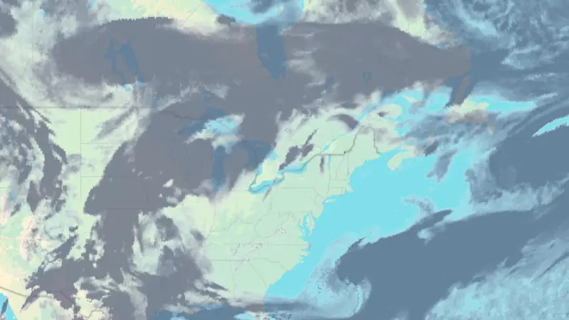 Clouds weather map