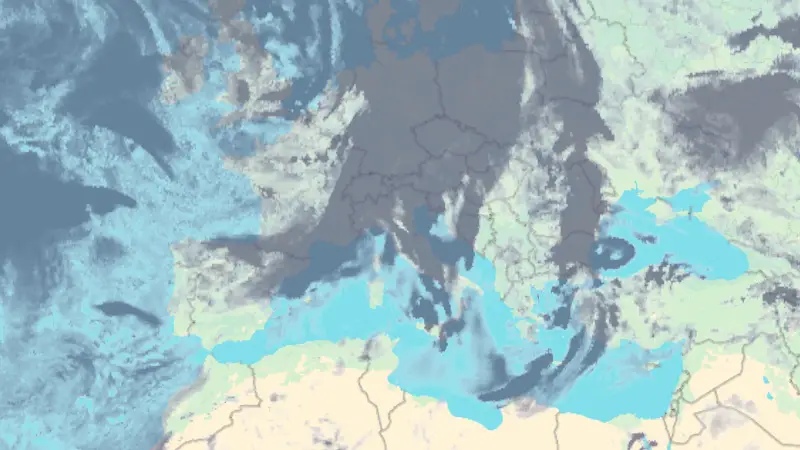 Nuvolosità weather map