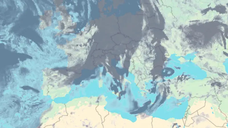 Nuvolosità weather map