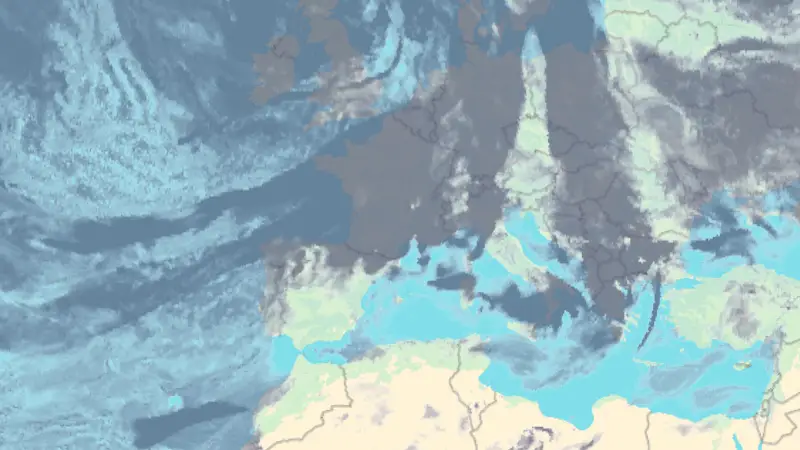 Clouds weather map