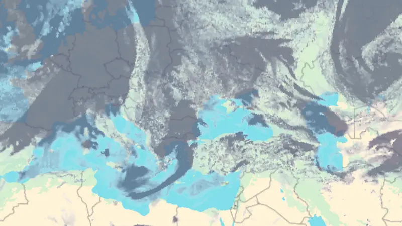 Nebulozitate weather map