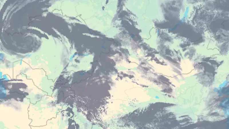 Clouds weather map