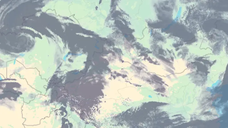 Oblačnost weather map