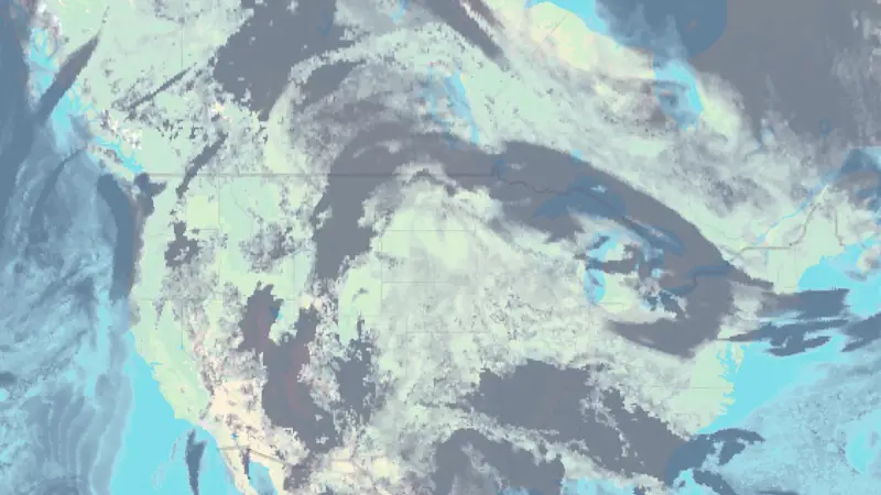 Oblačnost weather map