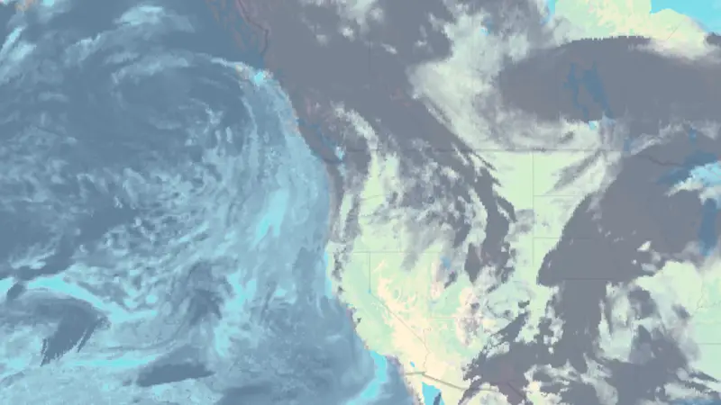 Clouds weather map
