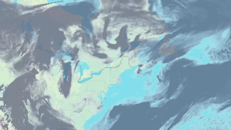 Clouds weather map