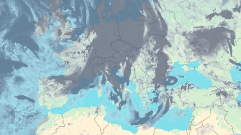 ابر weather map