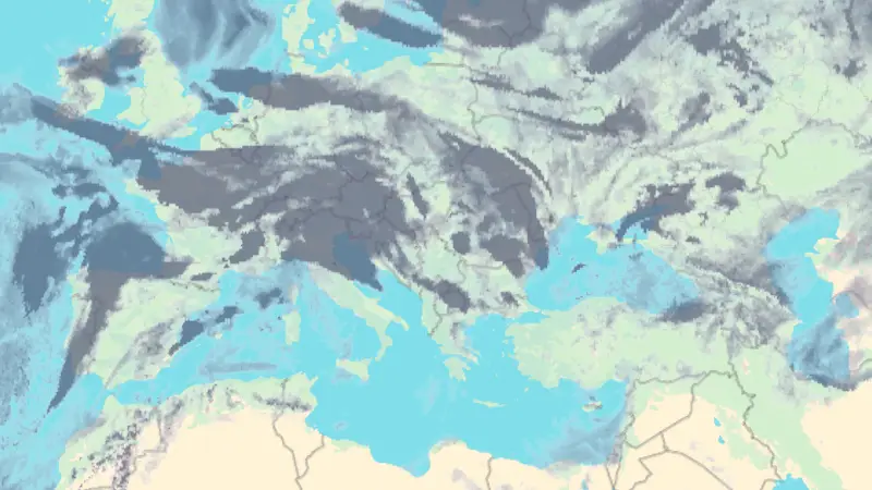 ابر weather map