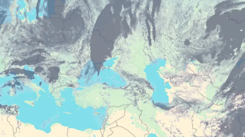 Oblačnost weather map