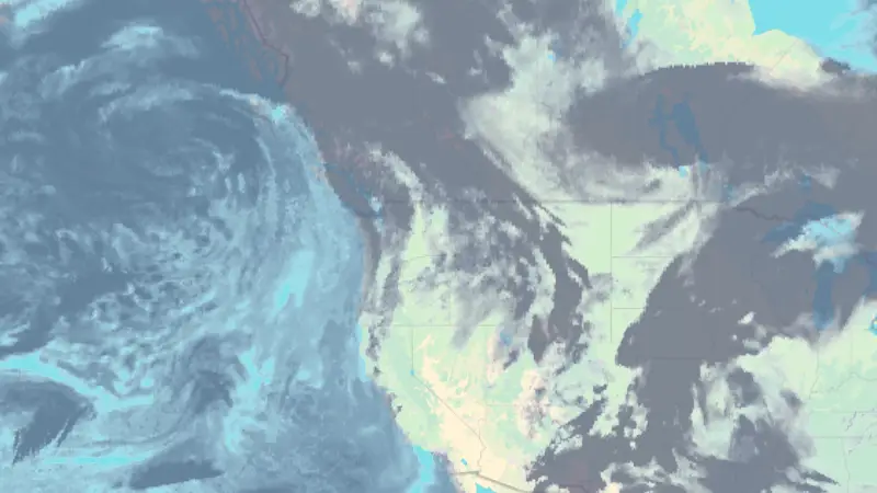 Clouds weather map