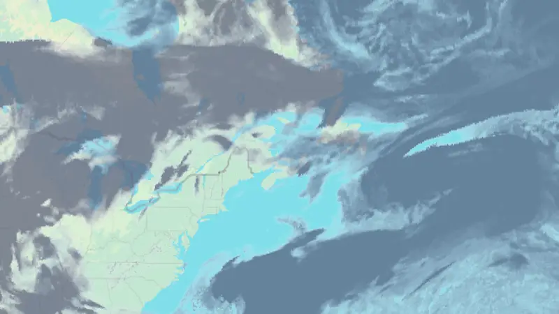Clouds weather map